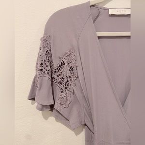 ASTR the Label lilac wrap dress